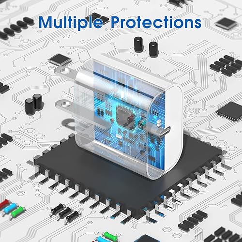 Miniatura 4 de Cargador rápido USB C para Apple Watch, 2 en 1, certificado Apple MFi cable de carga magnético de 6 pies y cargador de pared rápido PD USBC