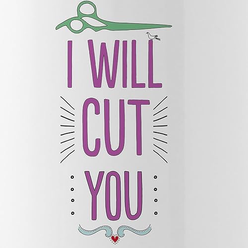 Miniatura 2 de CafePress I Will Cut You - Botella de agua de acero inoxidable (1 botella de agua de 34 onzas)