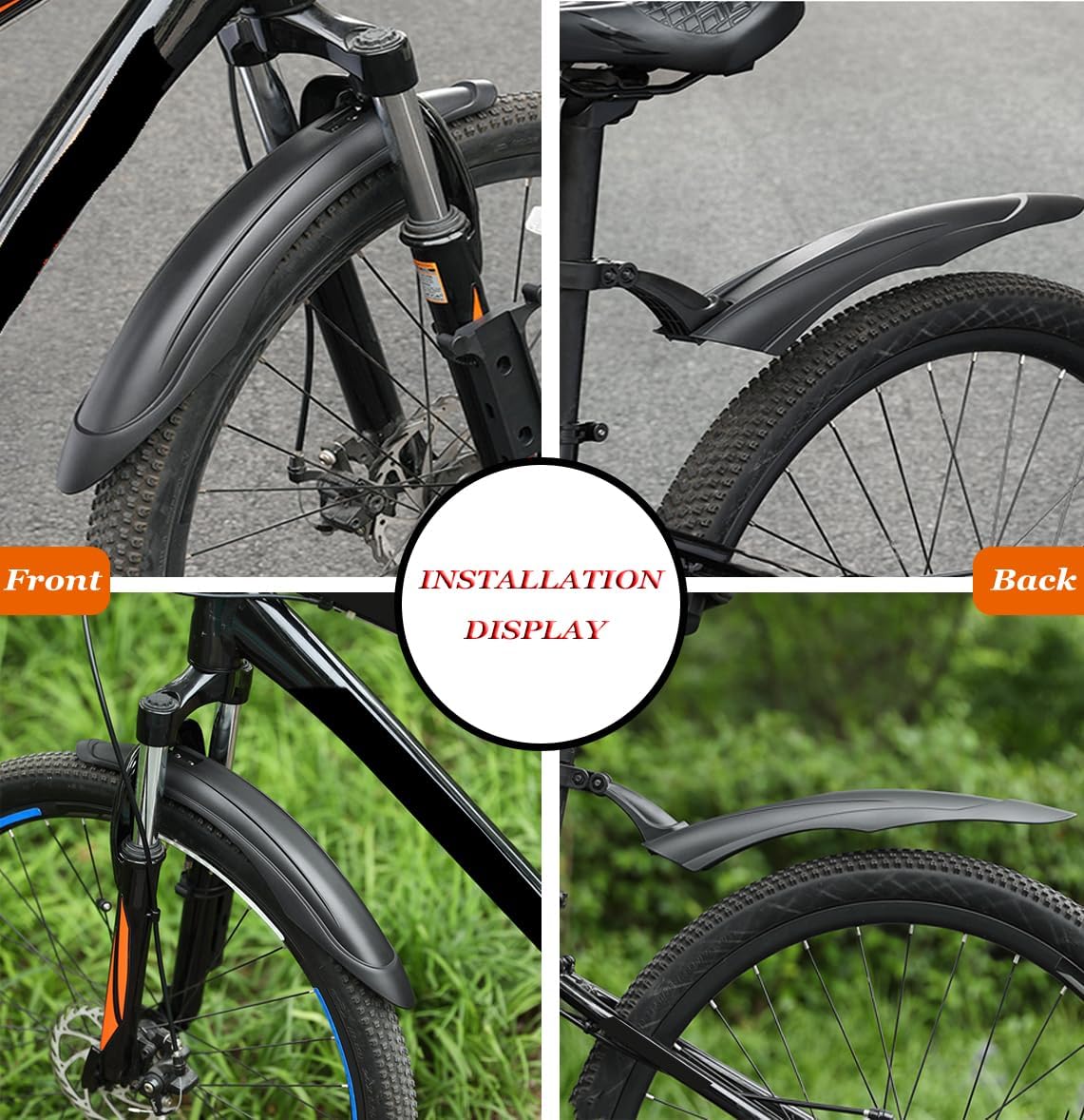 Bicycle Fender Set for Specialized Sirrus X 3.0 2024, Adjustable Bike Front and Rear Mudguard, Widened Thickened Against Splashing, Wheel Protection, for MTB, Road Bike
