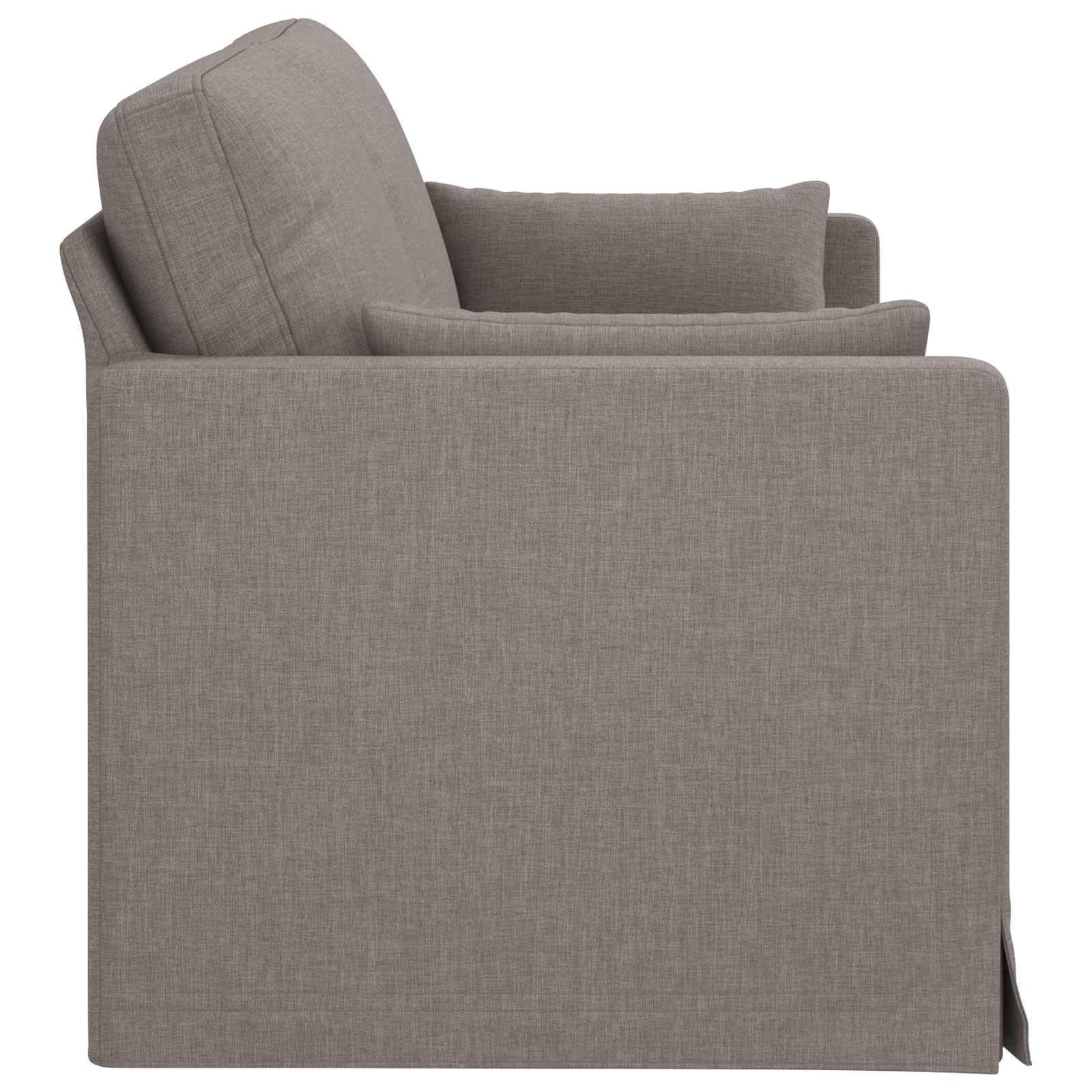 Structure métallique solide Modulable pour salon Taupe 198 x 78 x 80 cm