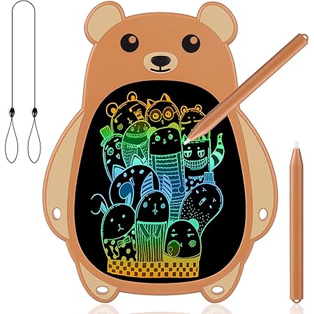 Amazon Co Jp 電子メモ 電子パッド ブギーボード お絵かきボード 筆談ボード ドローイング 伝言板 カラフルなスクリーン落書きボード おえかきボード ロック機能搭載 交換可能なバッテリー ワンタッチ消去 筆圧対応 8 5インチの大画面 2つのペン 2つの磁石 紛失防止
