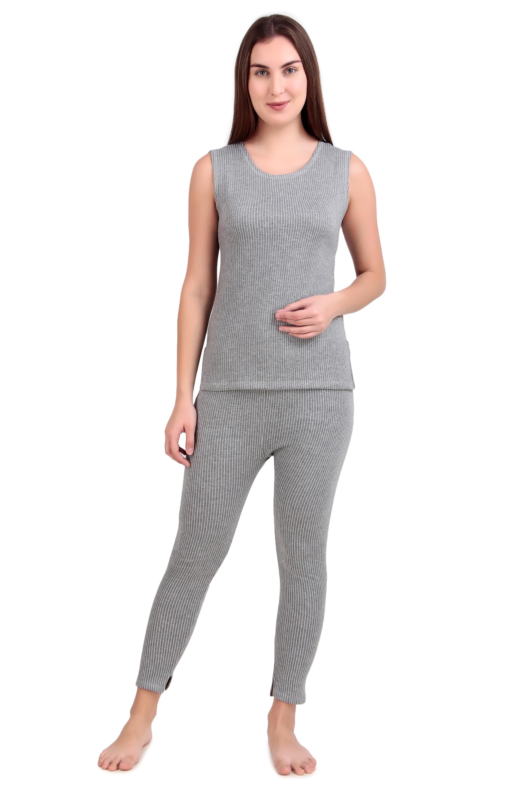 HAP Women's Quilted Thermal Set : Sleeveless Top + Trouser