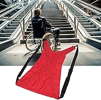 Vista 2 de Correa de transferencia para pacientes, correa de elevación de doble capa, correa trasera móvil para adultos, herramienta de eslinga de elevación