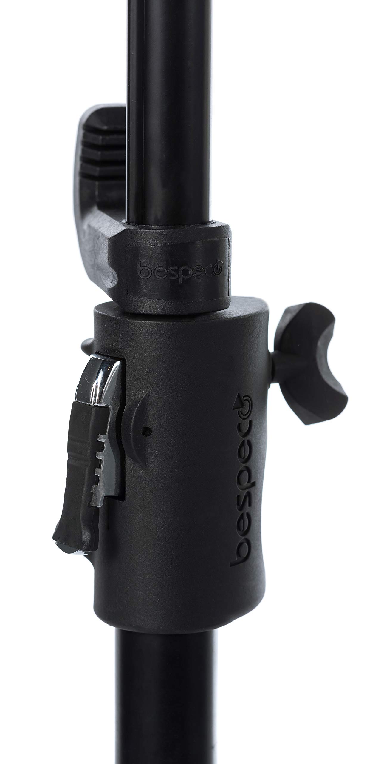 BESPECO KG10 – Supporto singolo professionale per chitarra/basso con auto-bloccaggio
