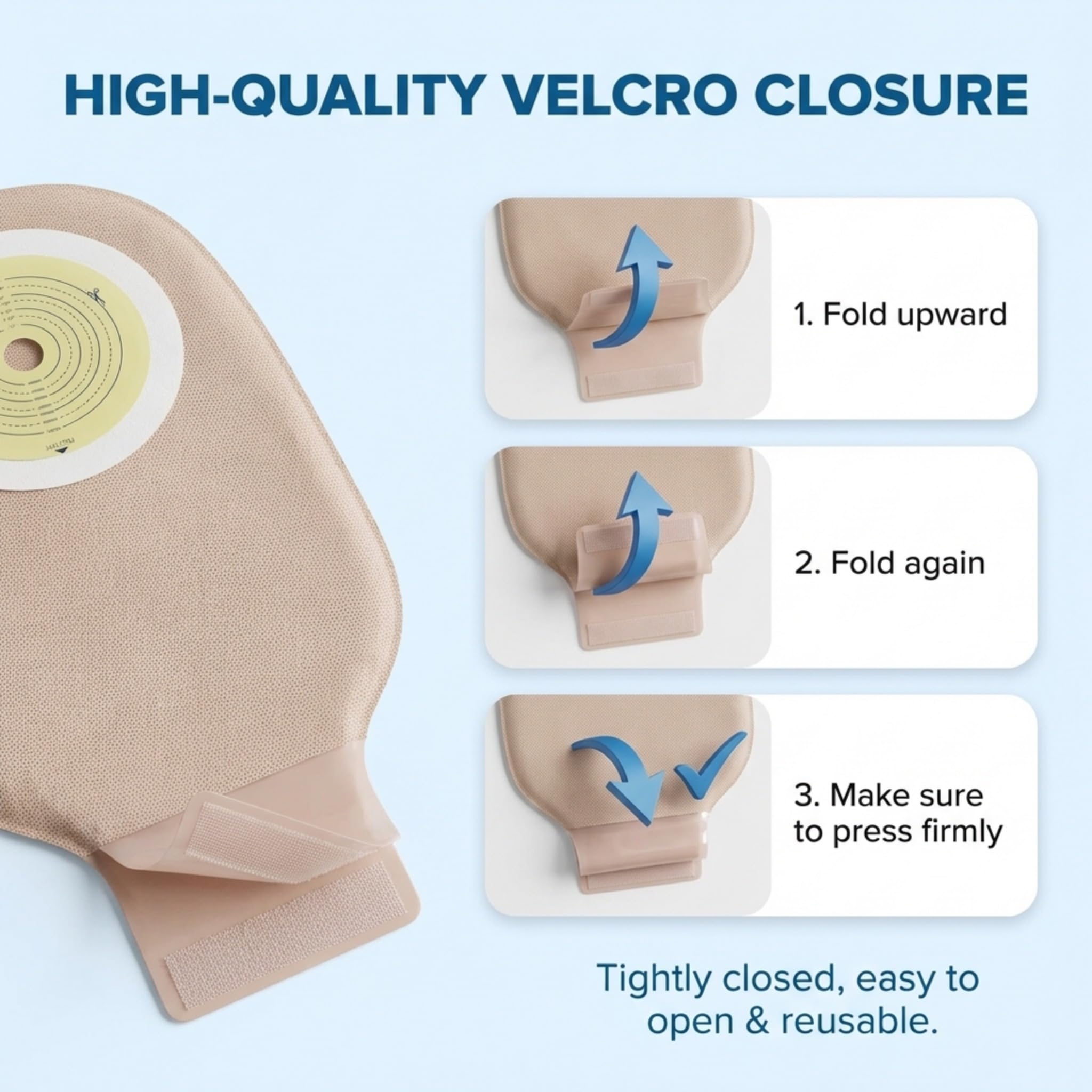 20 PCS Colostomy Bags – Ostomy Supplies - One-Piece Drainable