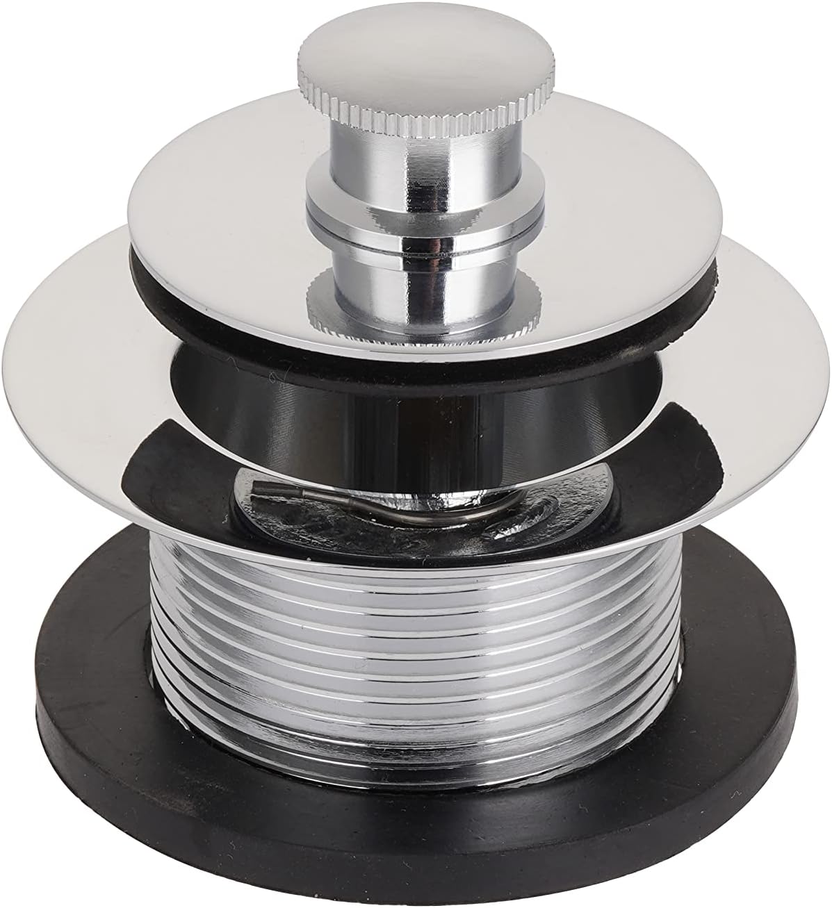 LASCO 035001 Bathtub Drain Shoe Strainer 1 1/2 Inch Coarse Chrome