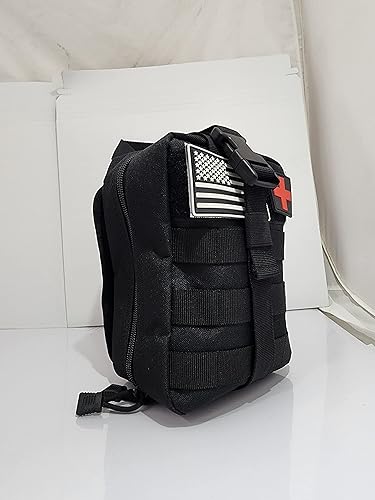 Miniatura 5 de Kit individual de primeros auxiliostrauma en bolsa modular para emergencias y preparación (individual, camuflaje)