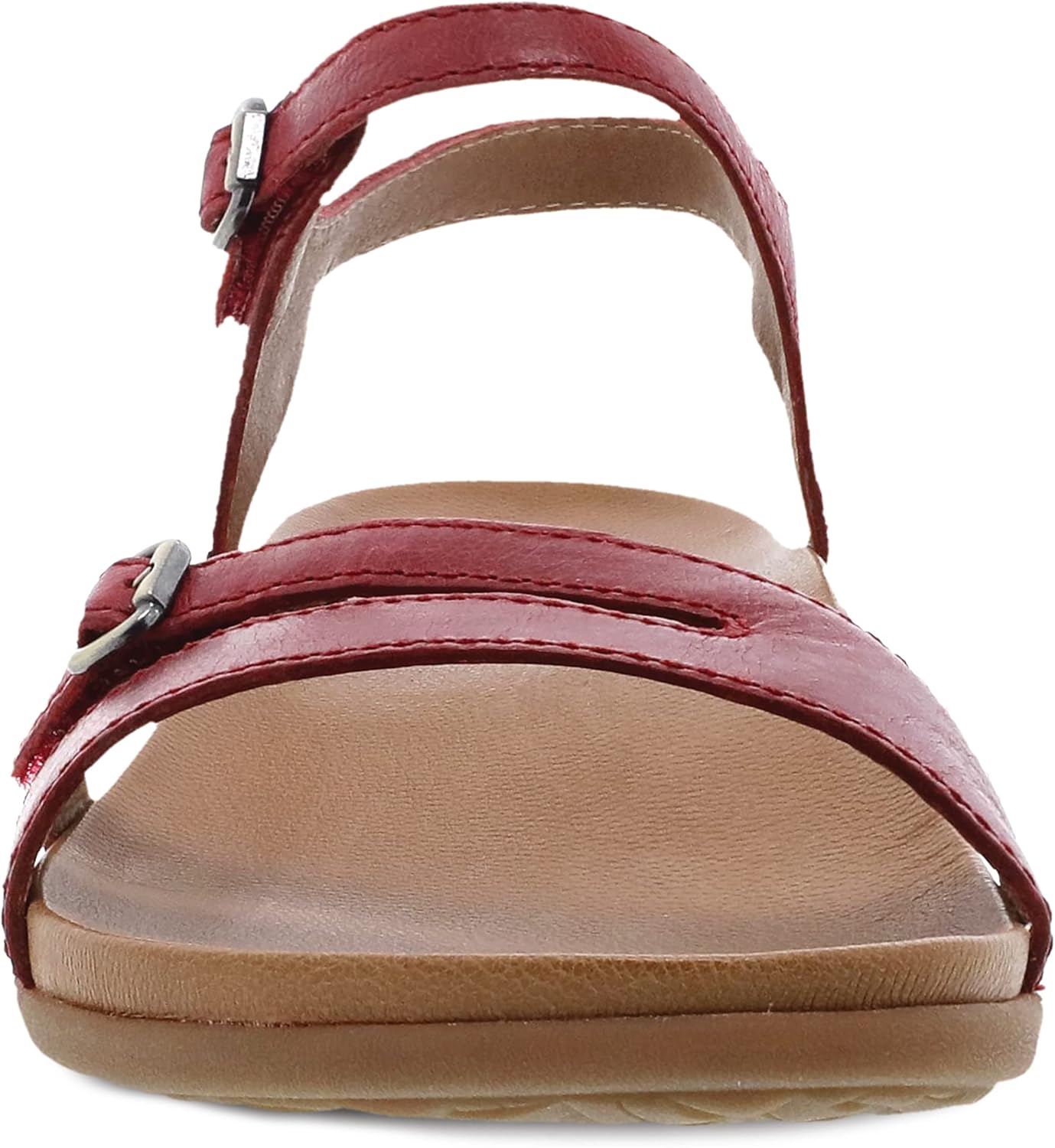 Dansko Janelle Adjustable Sandal for Women – Leather Linings and Uppers for All-Day Comfort – Dual Density EVA Footbed and Lightweight Rubber Outsole for Long-Lasting Wear