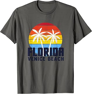 Super Unique Sun Venice FL Fabulous Venice Beach 1970-1980's T-Shirt