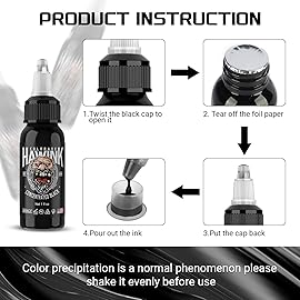 Hawink Tattoo Ink Color Set 1 oz (30ml) Tattoo Supply 28 Colors Pigment Kit Tattoo Supplies in USA TI203-30-28