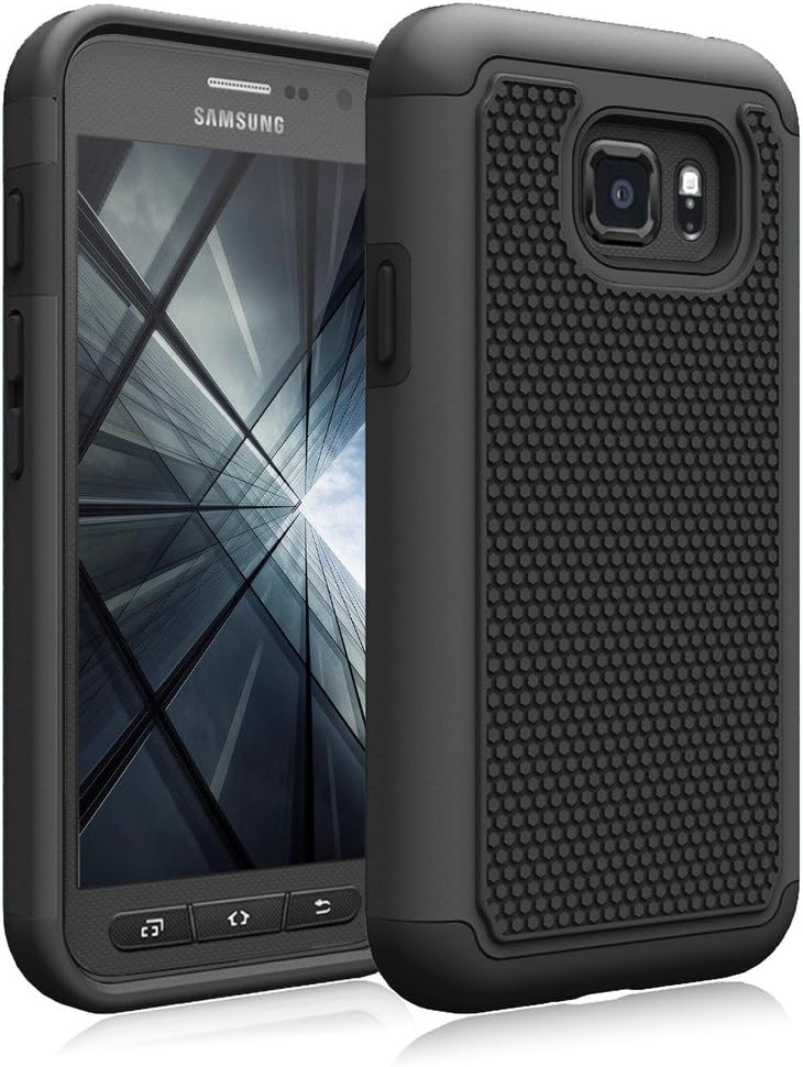 Galaxy S7 Active Case, Jeylly(TM) [Shock Proof] Scratch Absorbing Hybrid Rubber Plastic Impact Defender Rugged Slim Hard Case Cover Shell for Samsung Galaxy S VII Active AT&T SM-G890 G891