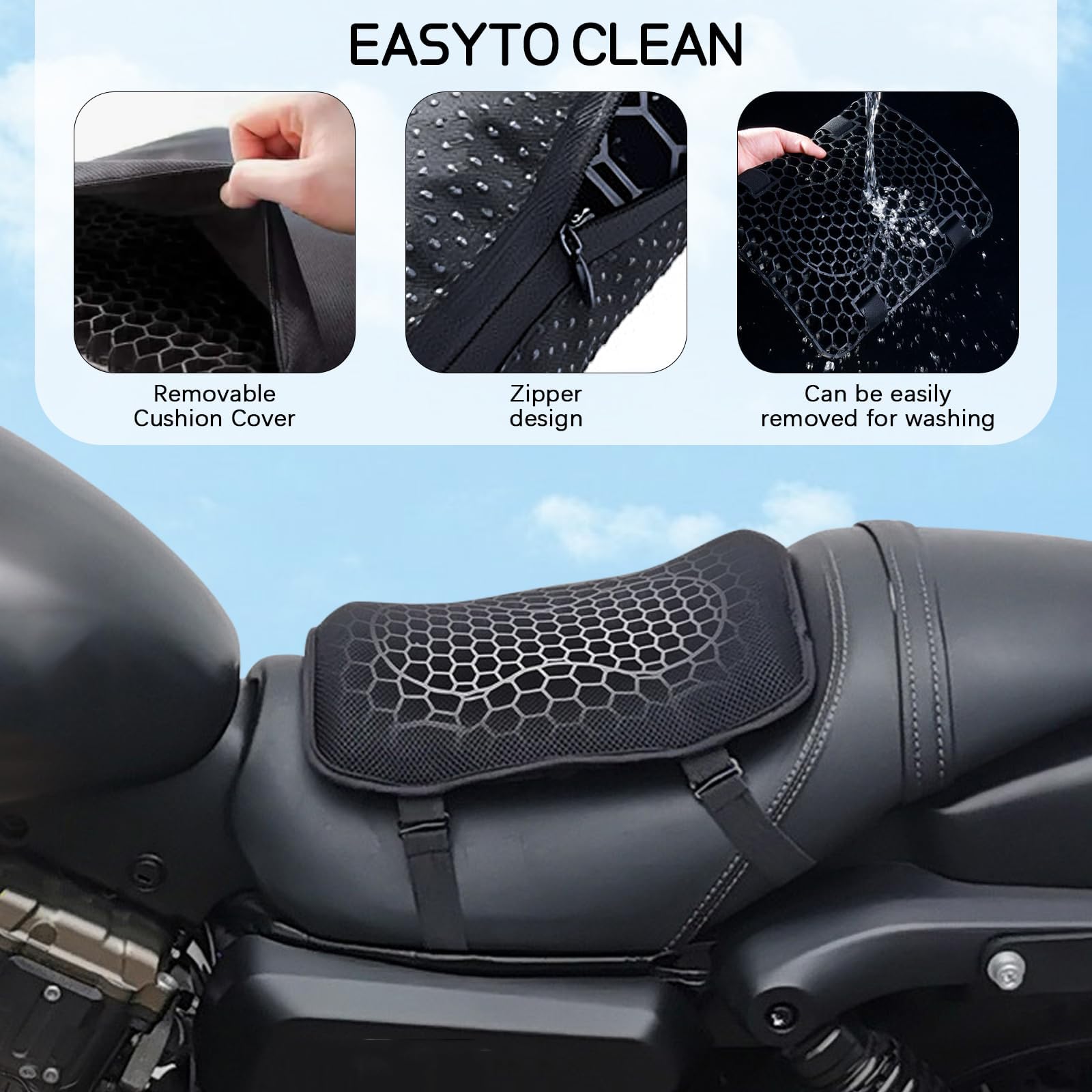 Amazon.co.jp: バイクシートクッション のために Kawasaki Ninja ZX-4