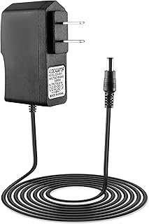 BXIZXD 9V Guitar Pedal Power Supply Adapter DC 9V 1A Wall Charger Compatible with Most Guitar Effect Pedals (Tip Negative)