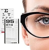 Vista 6 de PECULA Gráfico de ojos, gráficos de bolsillo para ojos, Snellen y Rosenbaum Pocket Eye Chart para exámenes oculares (2 en 1)