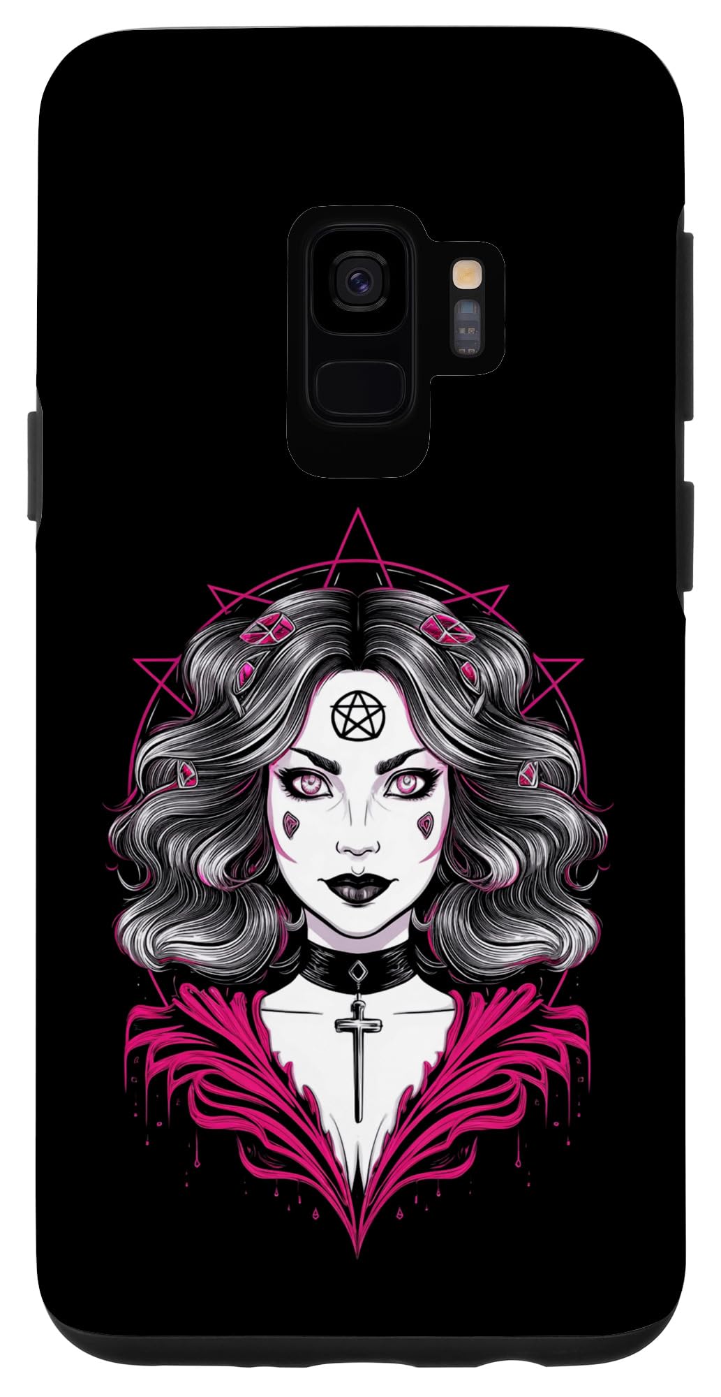 Galaxy S9 Occult Gothic Witch Illustration Art Case