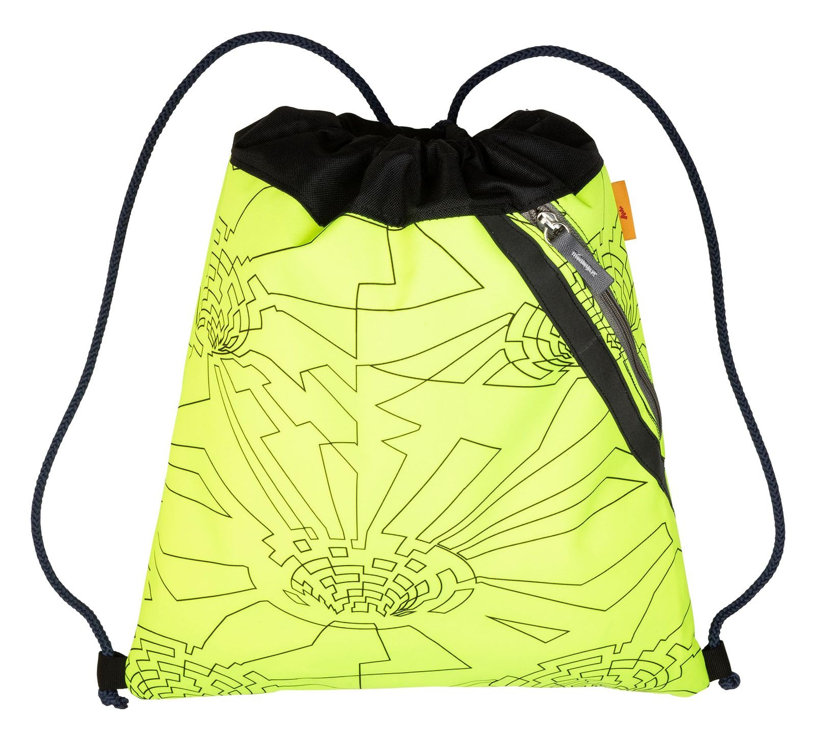 DER DIE DAS leichter Schulranzen, ErgoFlex Easy Superflash Neon „Neon Fighter“ Set 5-teilig, ca. 20,5 l Volumen, ca. 950 g Gewicht