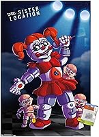 Vista 6 de Five Nights at Freddy's: Sister Location - Póster de pared para bebé con alfileres