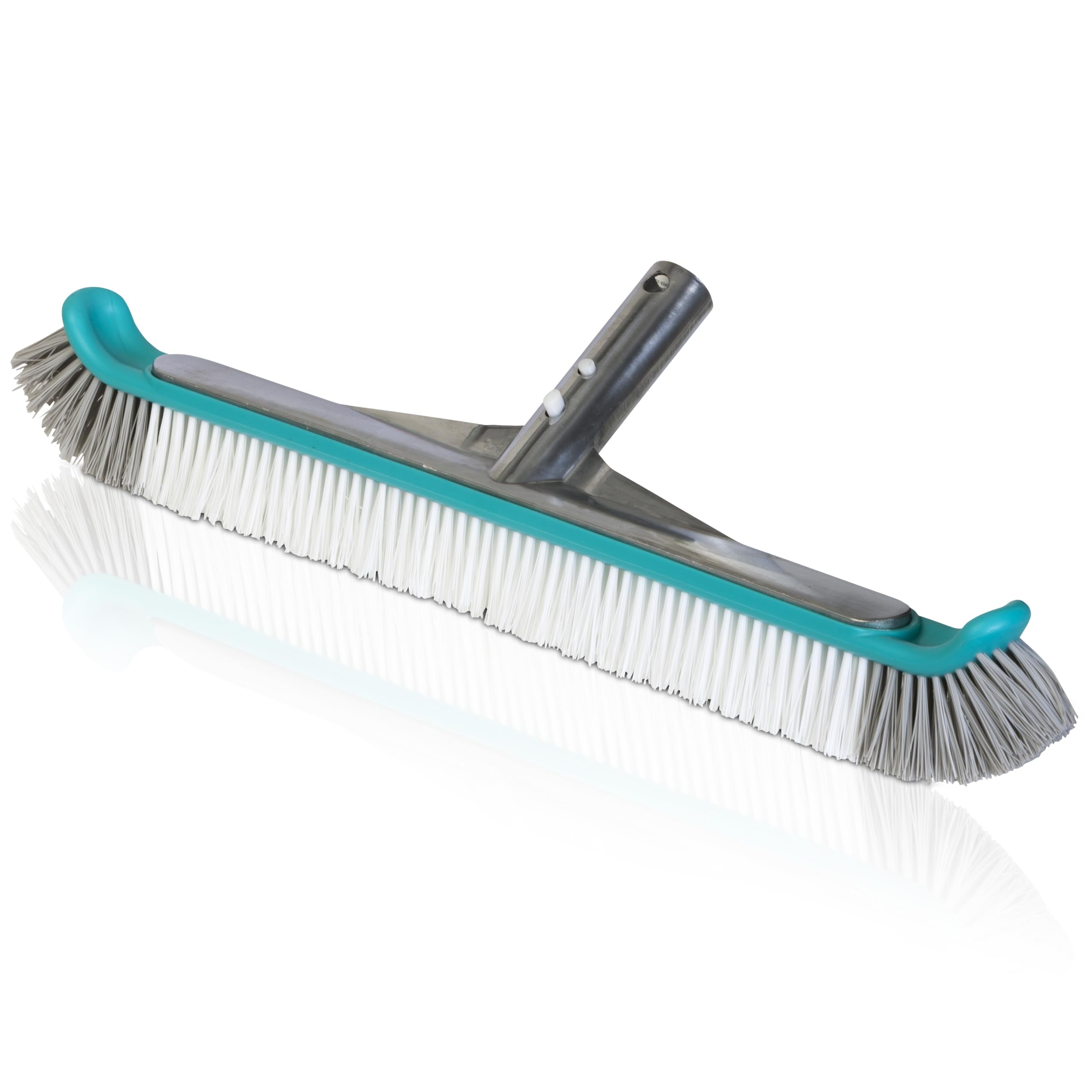 Gre 40046N - Cepillo de Aluminio para Limpieza del Fondo y Paredes de la Piscina. Medida: 45 cm.