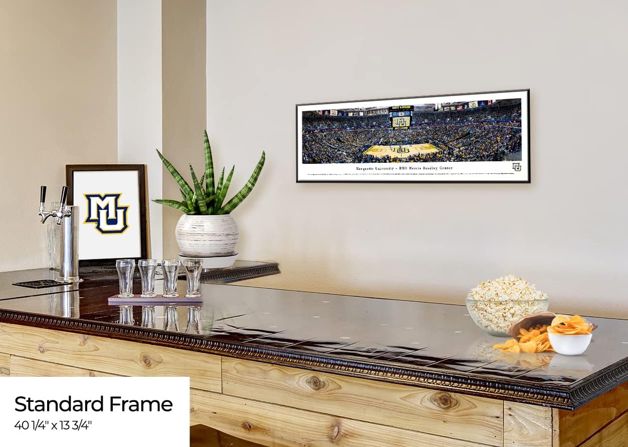 Marquette Basketball - Final at Bradley Center - College Posters, Framed Pictures and Wall Decor by Blakeway Panoramas