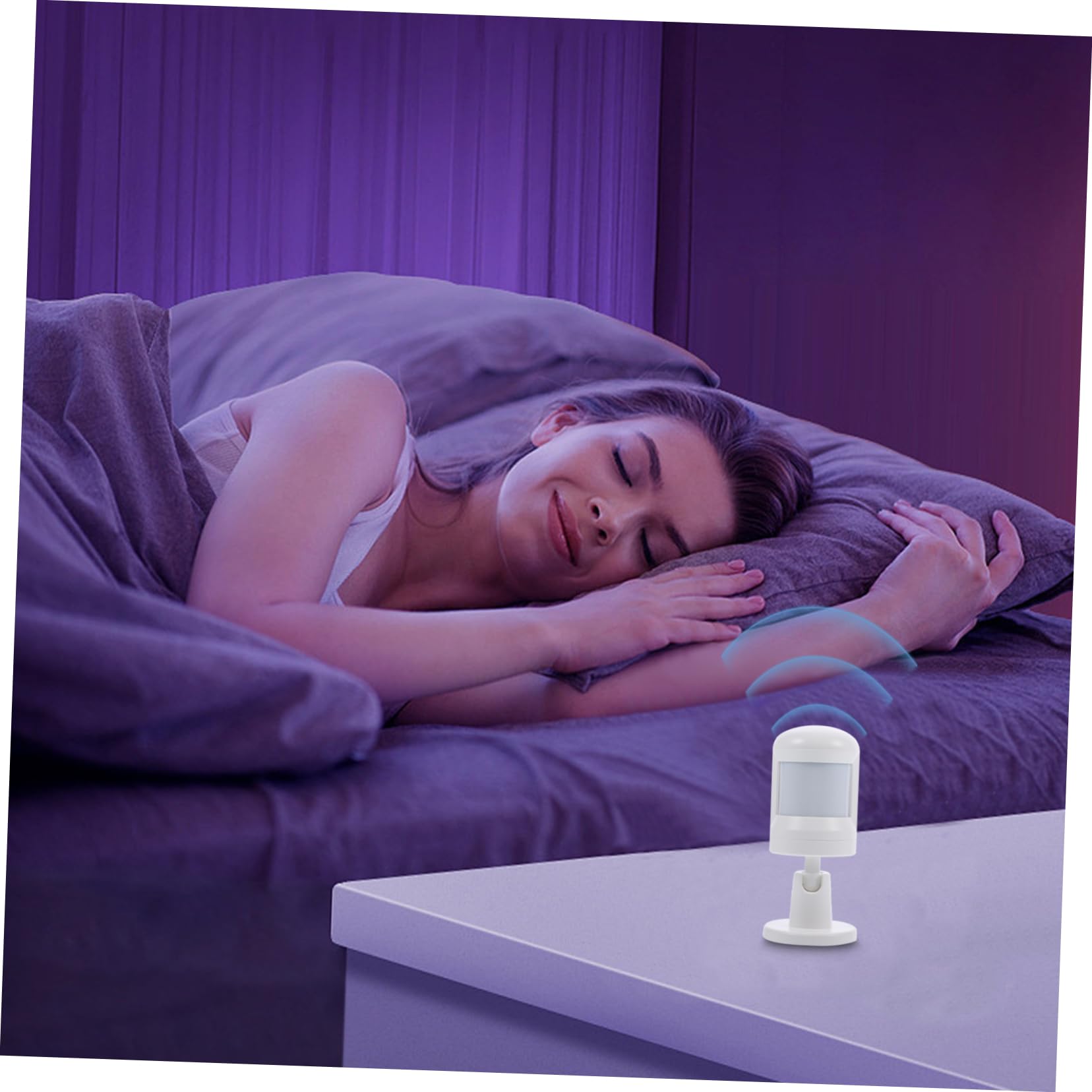 SHINEOFI Detector De Infrarrojos Sensor Pir De Gran Angular Sistema De Detección De Movimiento Compatible con Red Inalámbrica Sensor para Hogar Detectores De Inducción Corporal para