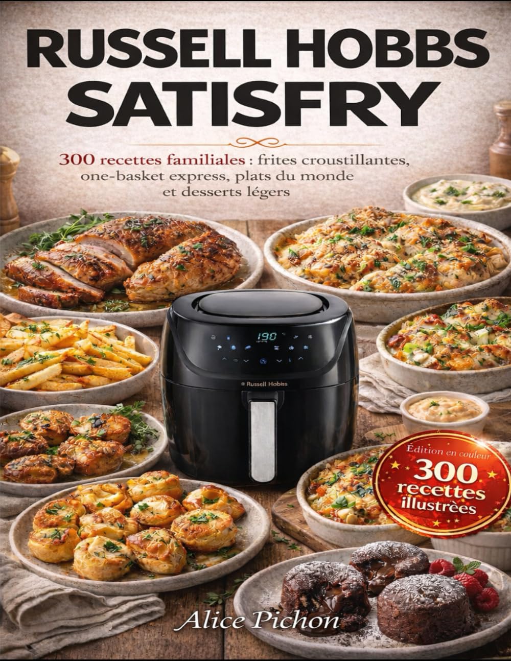Russell Hobbs SatisFry: 300 recettes familiales : frites croustillantes, one-basket express, plats du monde et desserts légers