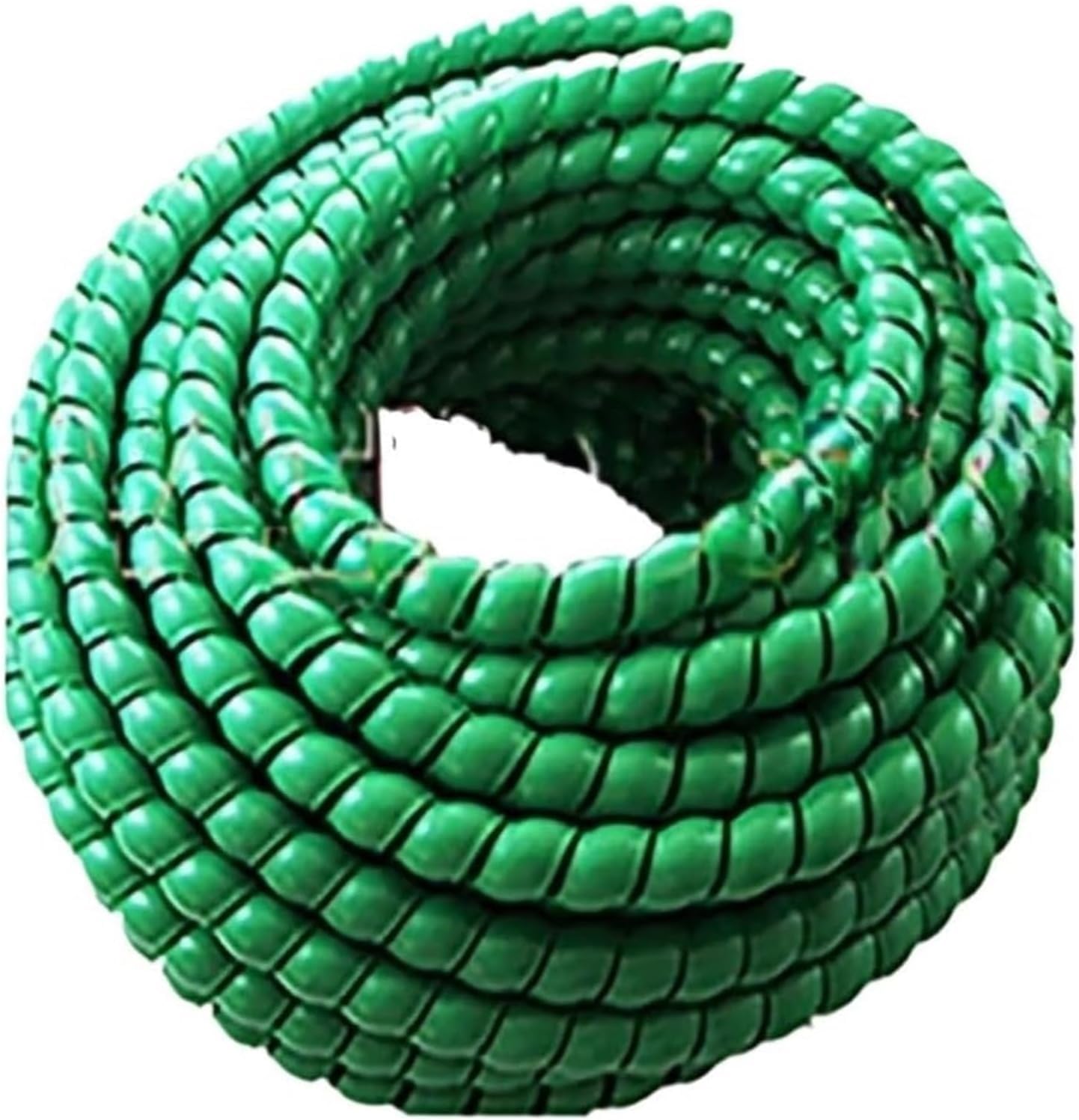 Drut do zarządzania kablami, 1 metr 50 mm 120 spiralna tuleja rękawowa trudnopalna opaska tulejkowa ochronna nawojowa rury uzwojenia rękawy z drutu(White,120mm)
