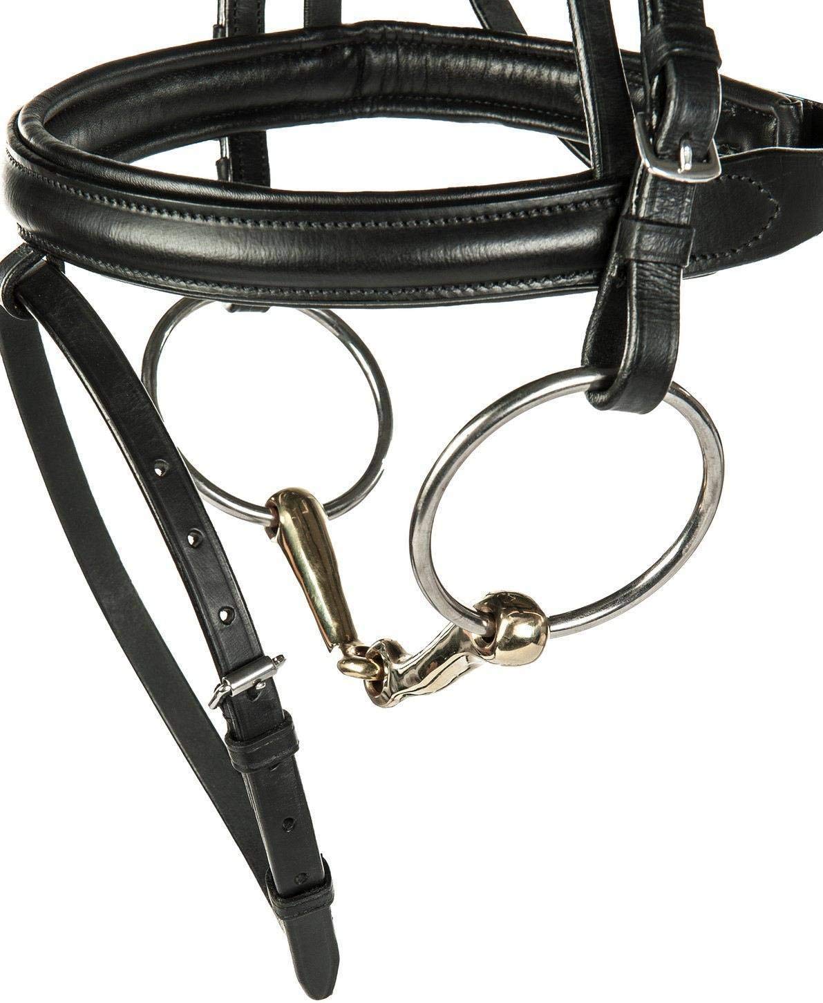 HKM 9862.1197 Argentan Snaffle with Stainless Steel Rings 16 mm, Multicolor, 70 mm / 155