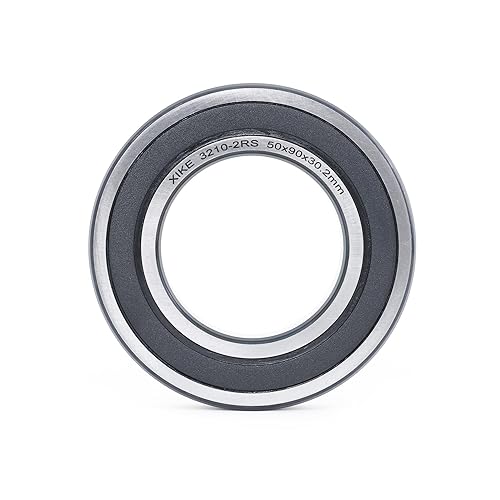 Miniatura 27 de XIKE 1 Pcs 3206-2RS/5206-2RS Sealed Angular Contact Ball Bearing 30x62x23.8mm Double Row, Fits DIY/CNC/Motor/Auto A/C, Water