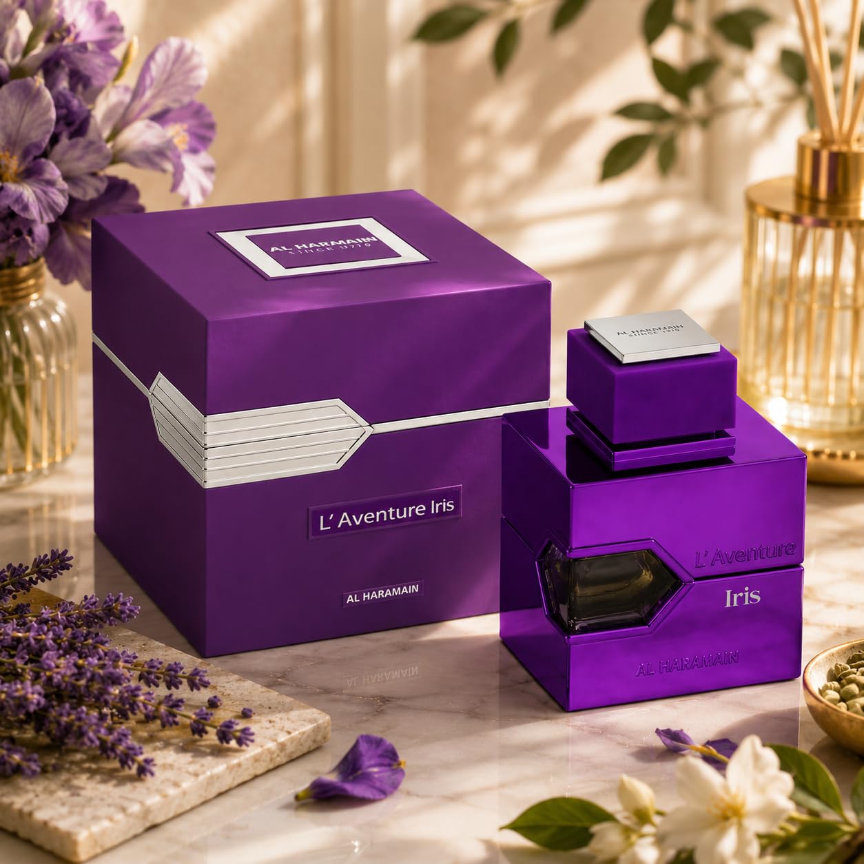 Perfume Unisex Al Haramain L'Aventure Iris 100 ml - Marca: Al Haramain - EAN: 6291106813616