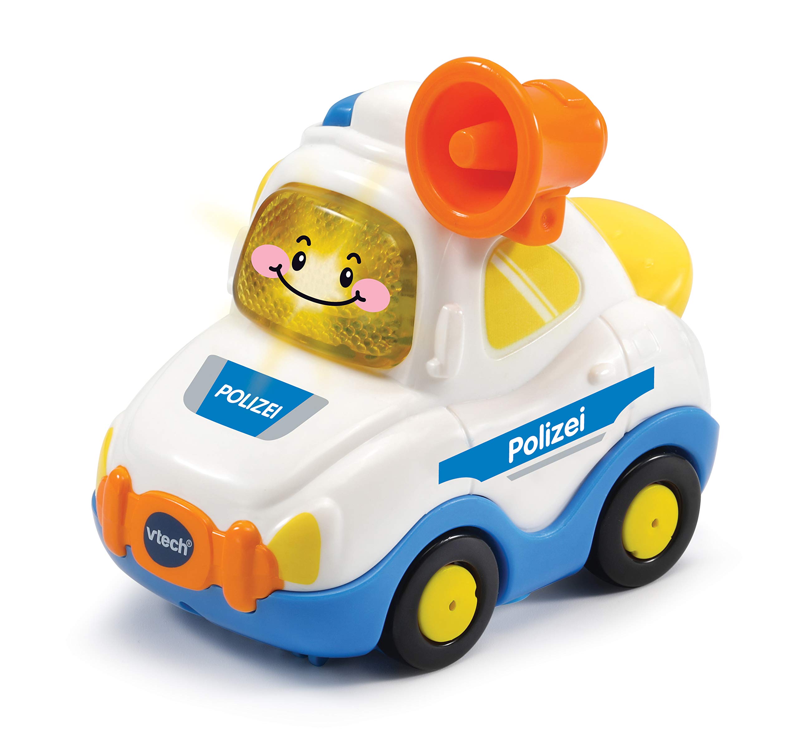 Vtech TUT TUT Baby Flitzer - 2-in-1 Turboturm – Großes Turm-Spielset – 1-5 Jahren & TUT TUT Baby Flitzer - Polizei – Spielzeugauto mit Musik, aufleuchtender Taste – 1-5 Jahren