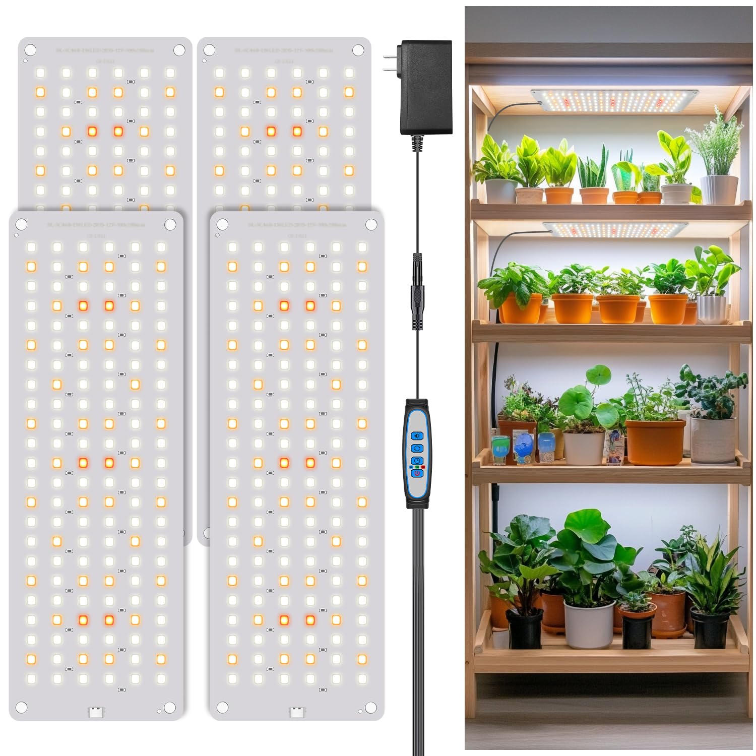 Amazon.co.jp: Aumtrly シードスタート用グローライト、552 LED フル
