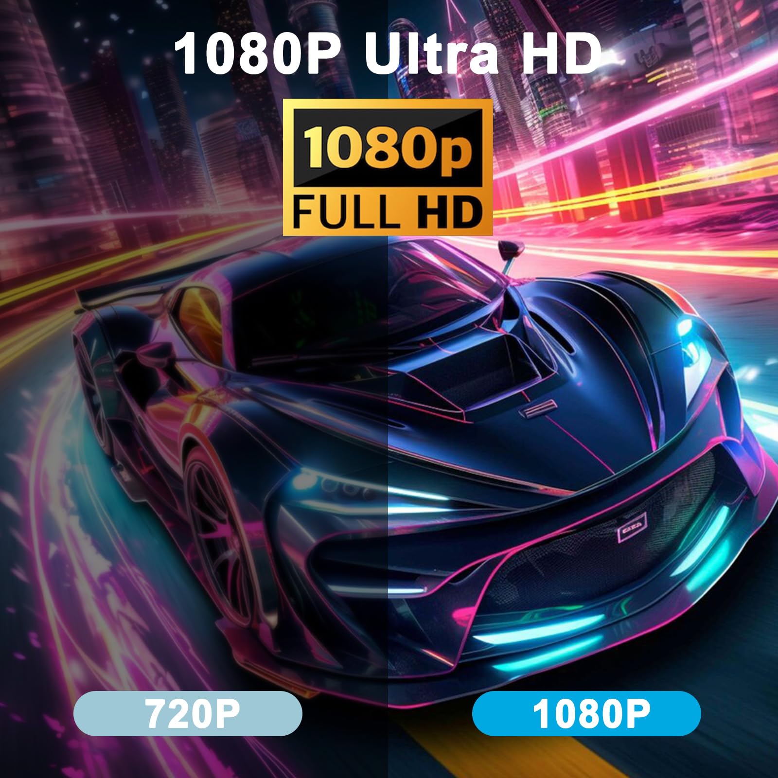 HDMI Senza Fili, HDMI Wireless Trasmettitore e Ricevitore, 4K/5GHz Wireless HDMI Audio Video Streaming Transmitter e Receiver per Laptop/TV Box/Camera/Blu-ray a HDTV/Proiettore/Monitor