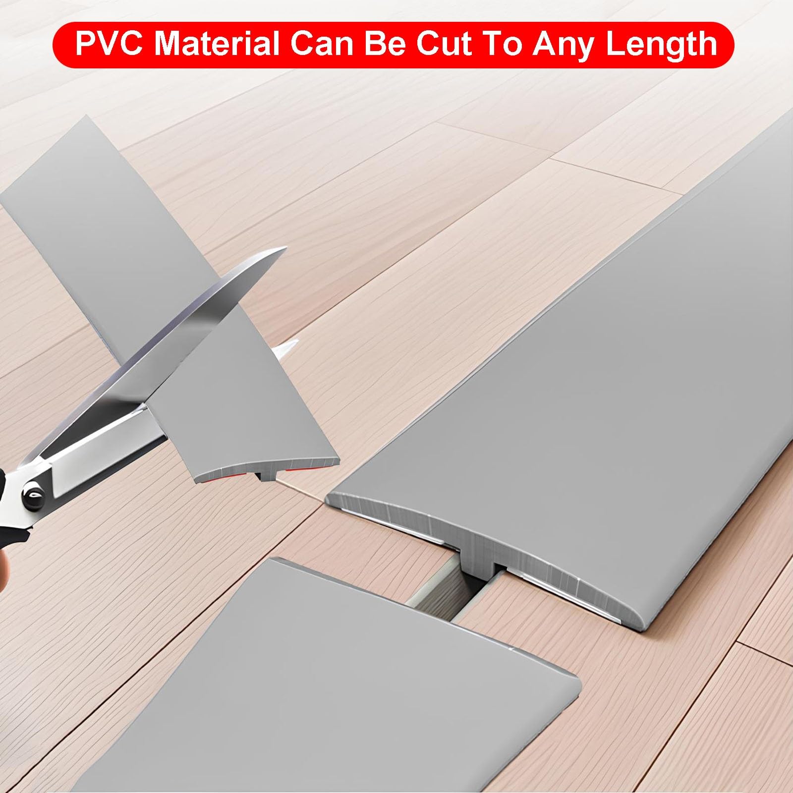 Striscia autoadesiva in vinile per pavimenti, 100 cm, con venature del legno marrone, per laminato, strisce di giunzione facili da pulire e soluzione decorativa per la casa