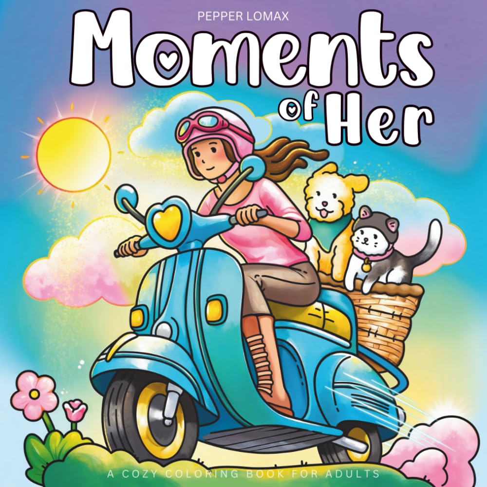 Moments of Her: A Cozy Coloring Book for Adults Featuring Empowering & Gentle Scenes of Everyday Women