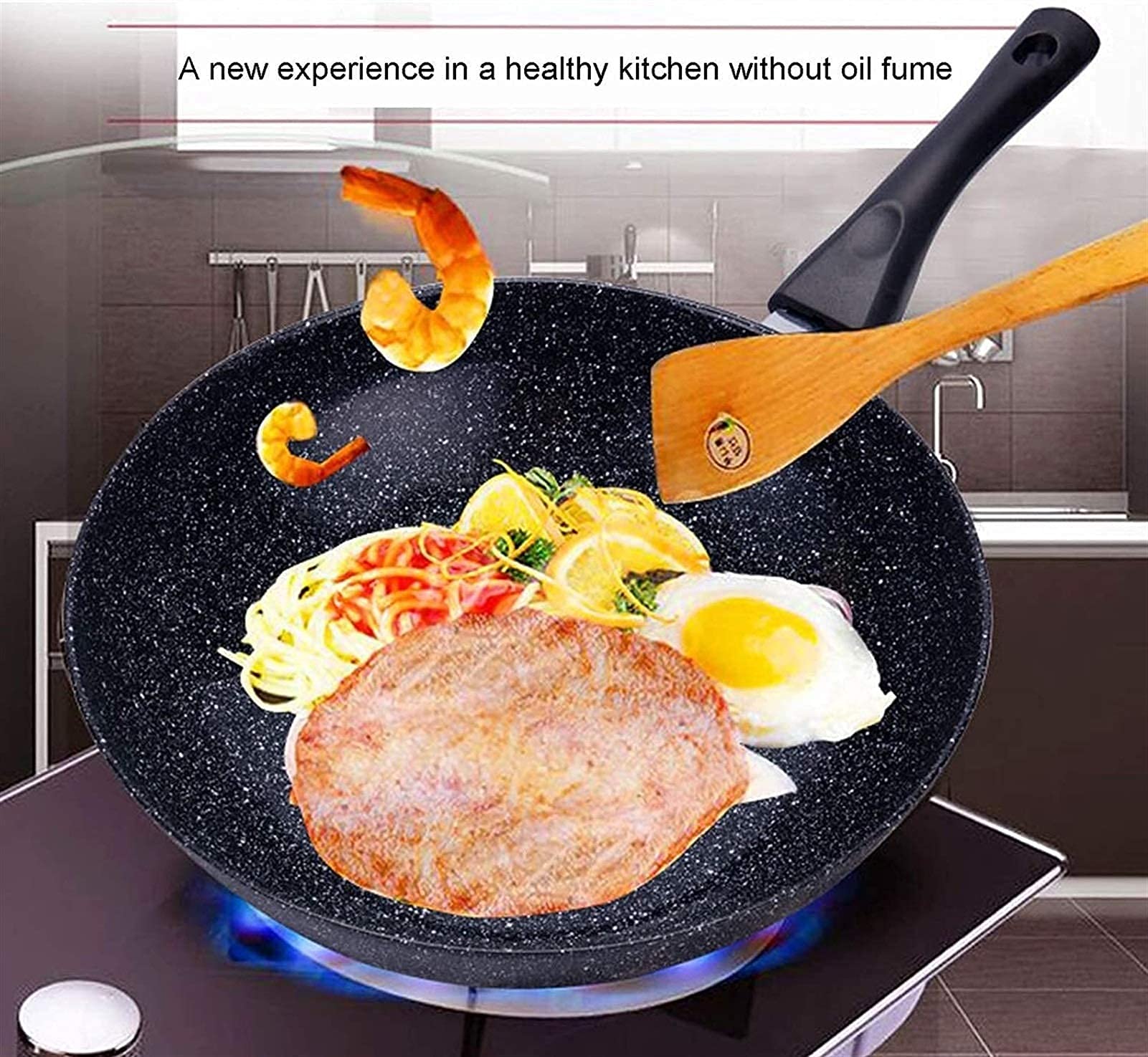 ノンスティックフライパン 中華鍋*6 ノンスティック中華鍋 大きめ*6 中華鍋・鉄鍋の通販 | アークランズ