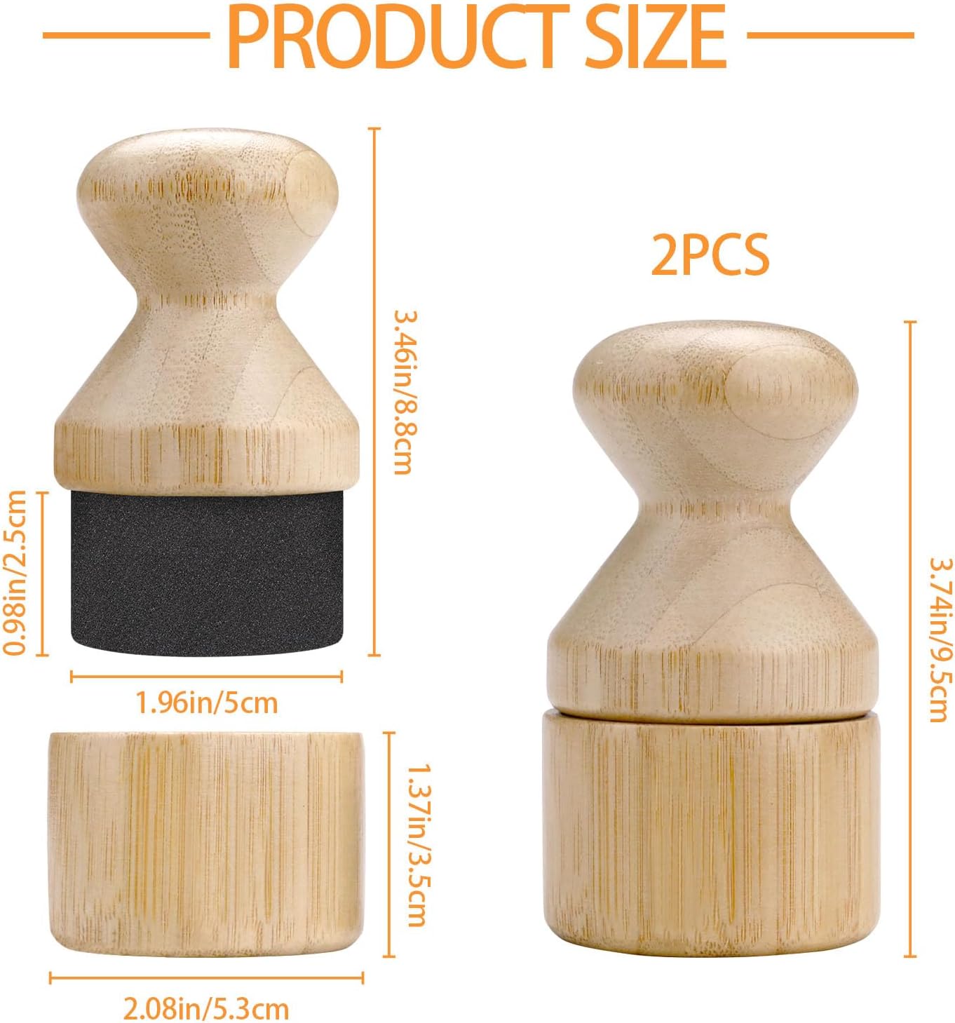 Cutting Board Oil Applicator with Lid, Wood Cutting Board Oil Brush, Wood Wax Applicator Brush for Butcher Blocks Spatulas Spoons Wooden Utensil (Beige)