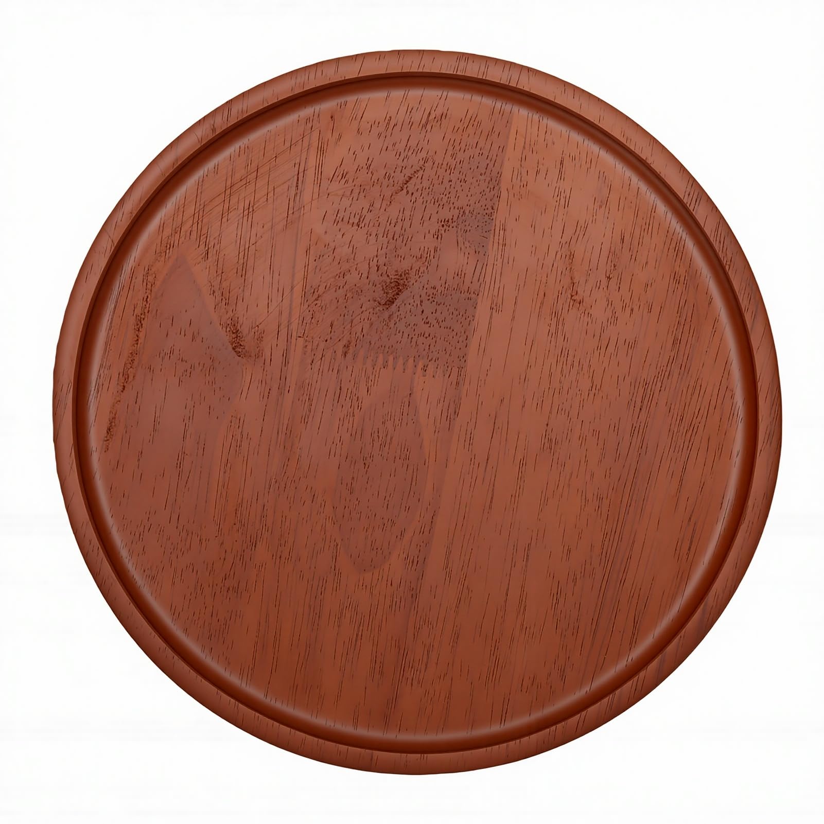 Karlak Saladier en Verre nervuré au Design élégant avec Base en Bois et Couvercle pour les Dîners de Famille 17,5 Cm (S)