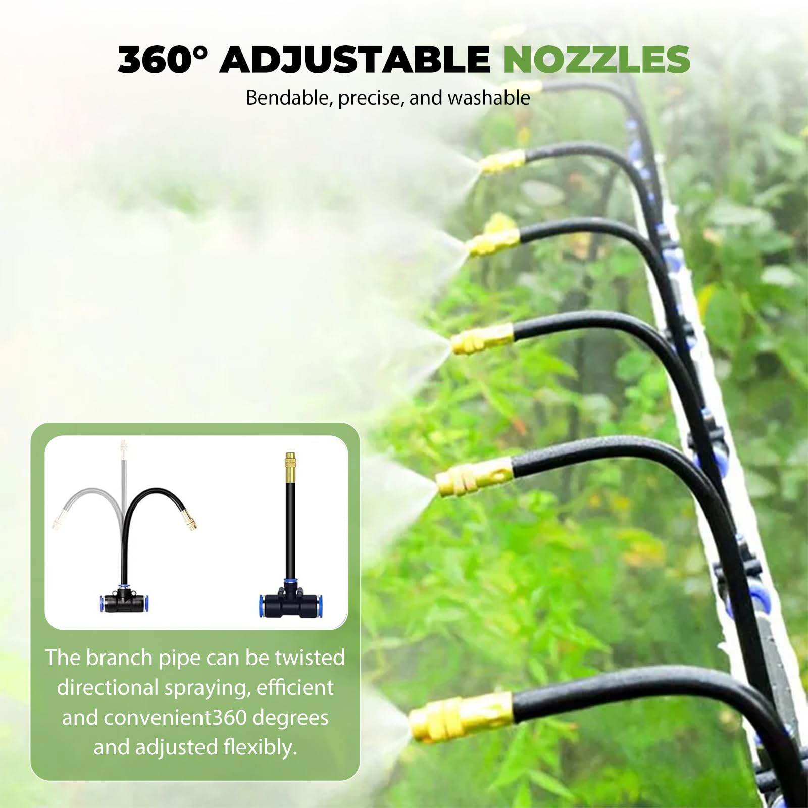 Gocciolatore regolabile a 360° - Sistema di irrigazione automatico per