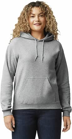 Gildan Men's Fleece Hoodie Sweatshirt - Classic Fit With Front Pocket, Style G18500 Purple - View #3