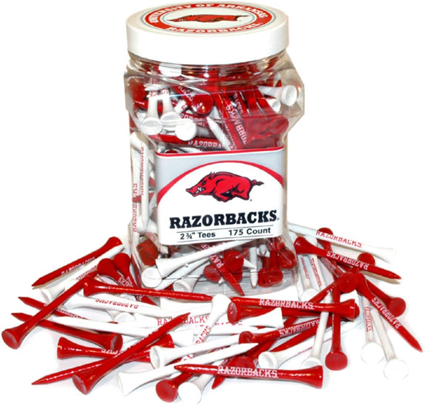 Team Golf NCAA unisex-adult Jar of 175 Golf Tees
