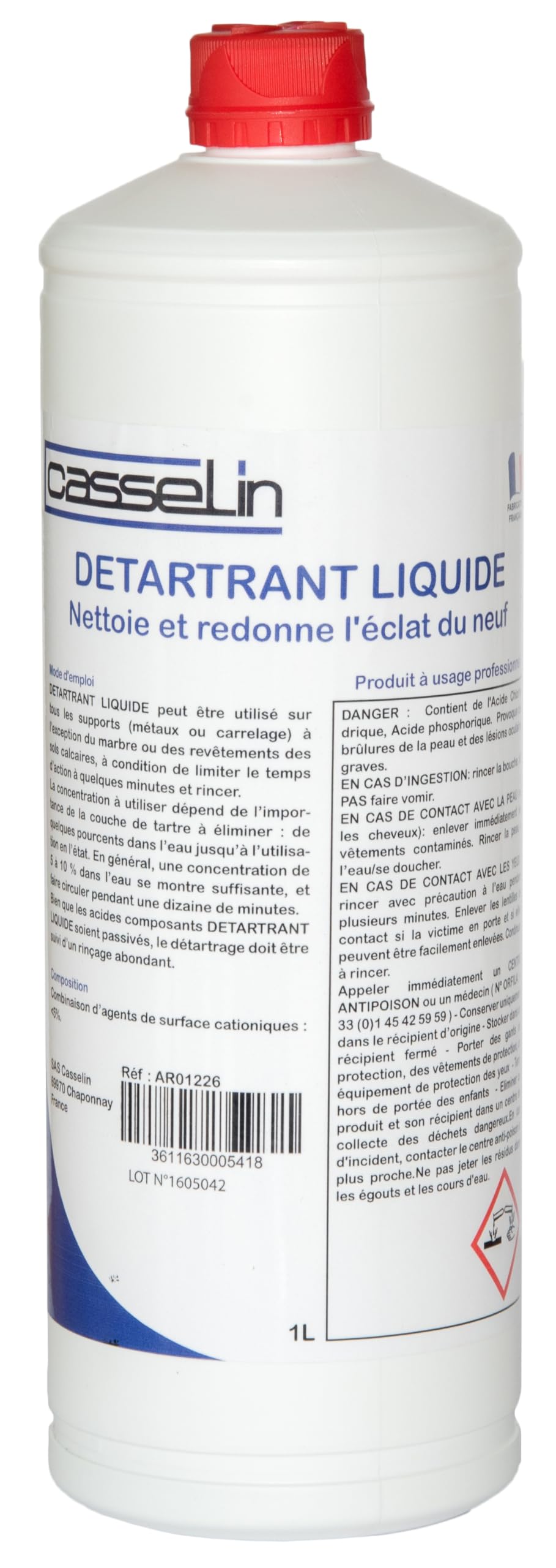 Set de 12 Descalcificador 1L CL12DL1L
