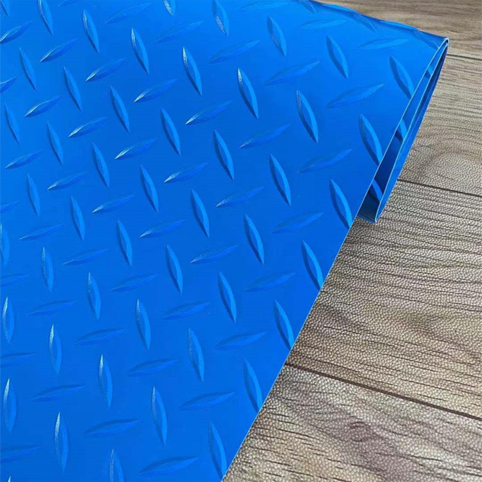 Alfombra de Suelo de Goma, Alfombra de Suelo Impermeable para Garaje, Almohadilla Antideslizante para reparación de Coches en Garaje, Furgonetas, Gimnasio, fácil de Cortar,1.5mm,1x1m