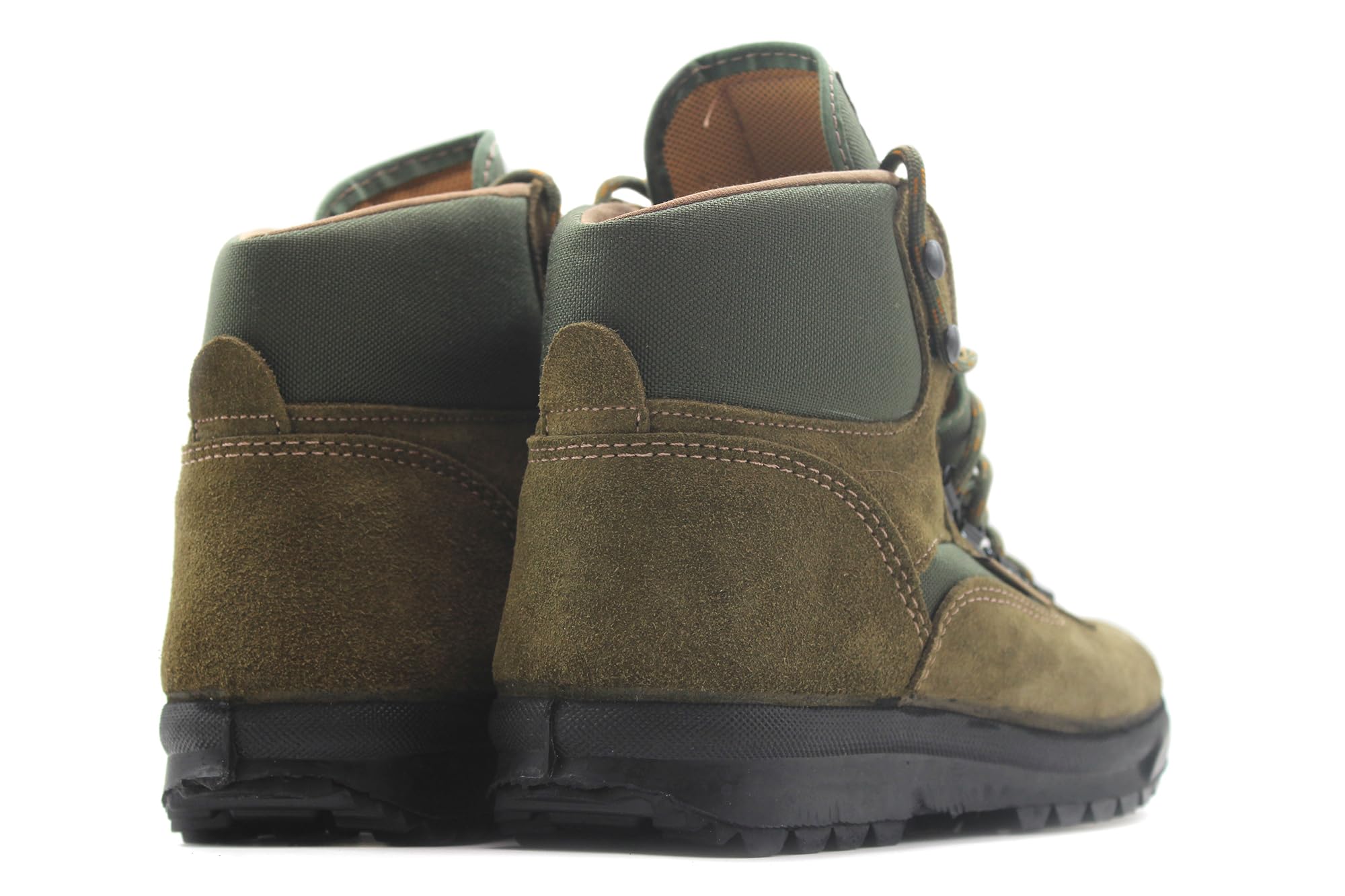 SEGARRA - 3011 Khaki - Bota de trekking, de piel serraje, cordones montañero, suela de goma, para: Hombre
