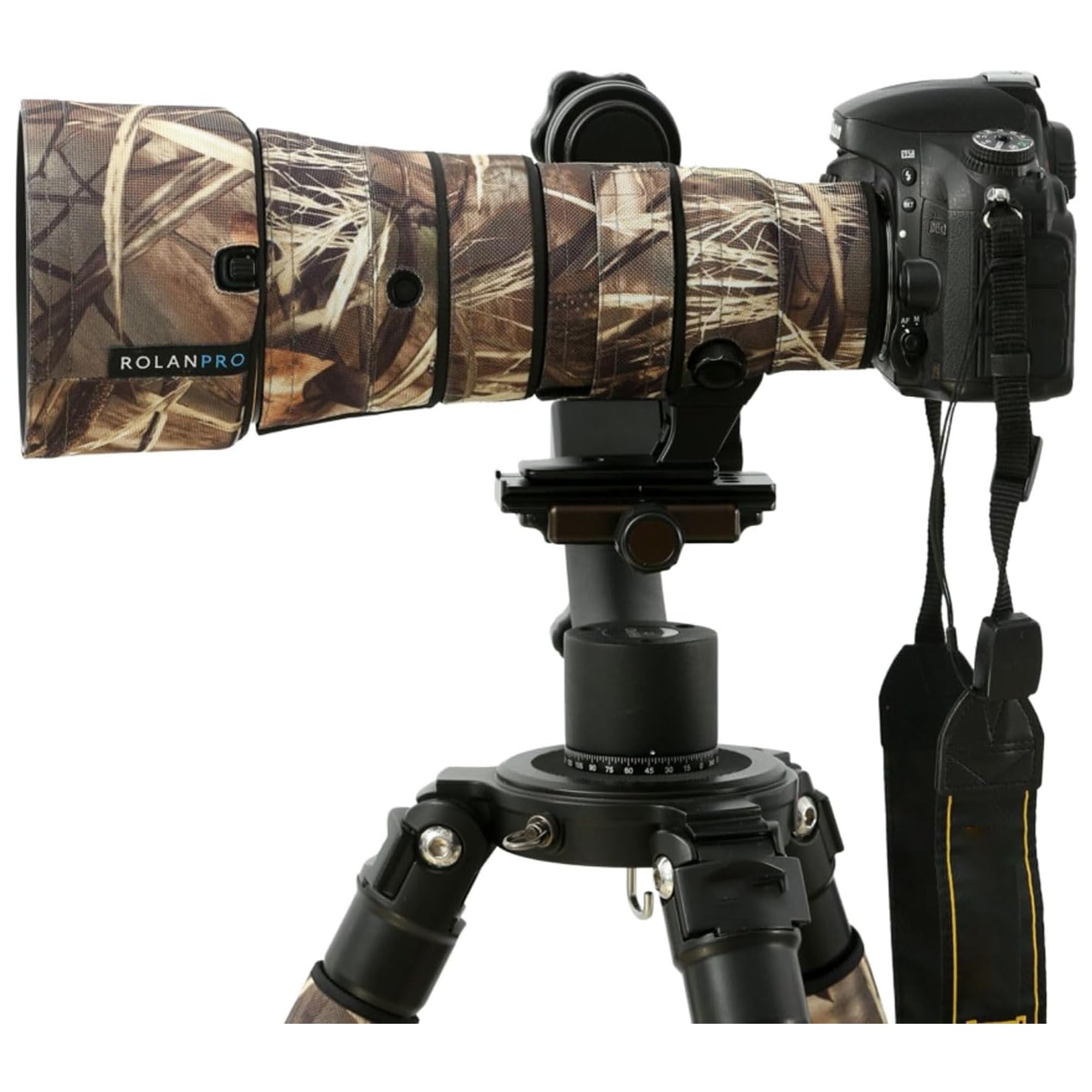 ROLANPRO Funda impermeable para lente Nikon Z de 400 mm f4.5 VR S, funda protectora para lente de lluvia de camuflaje