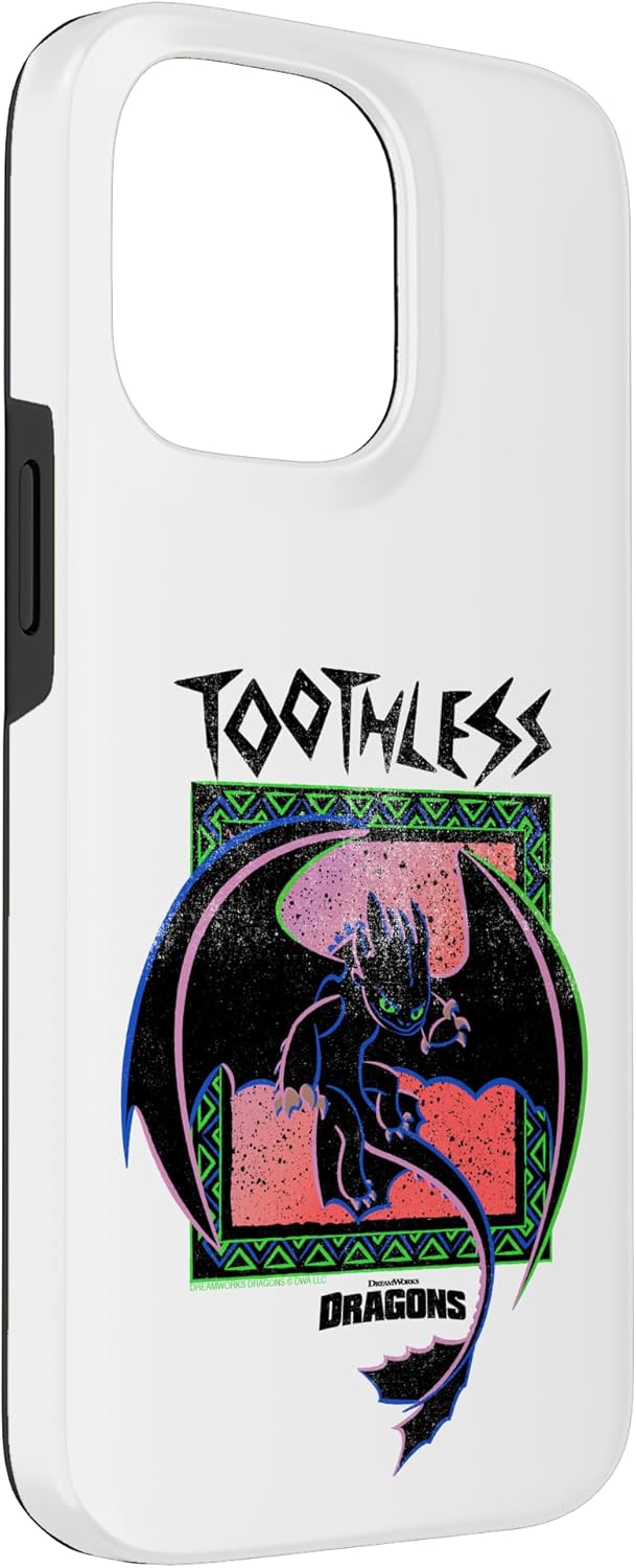 DreamWorks Dragons Toothless Neon Case for iPhone 14 Pro Max
