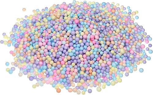 MECCANIXITY Bolas de espuma de bolas de espuma de 0.157-0.236 in para decoraciones de bodas y fiestas, pequeñas bolas de embalaje, suministros de