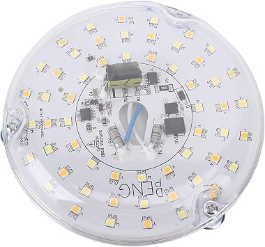 4 Inch Ceiling Fan LED Light Replacement, Round LED Ceiling Fan Retrofit Kit, PCB 18W Color Temperature Adjustable 3000K 4500K 6500K 120V