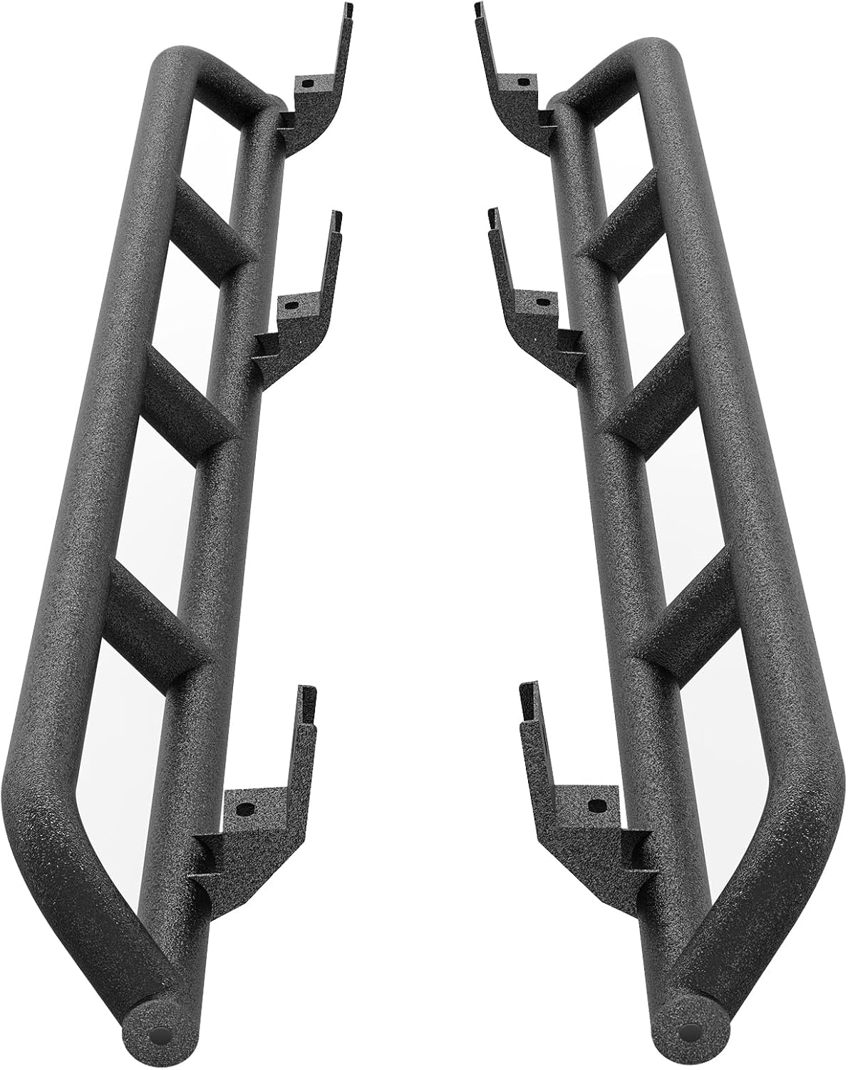Hooke Road Off-Road Tube Rock Sliders Guards for 2015-2026 Chevy Colorado & GMC Canyon Crew Cab, Heavy Duty Steel Nerf Bars Rails