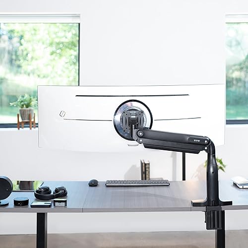 Miniatura 9 de VIVO Soporte de placa adaptador VESA diseñado para monitores Samsung Neo G9, G65B, G70A, G75T, G85NB, CRG9, CHG9, CHG90 y Odyssey G9, VESA 100x100,