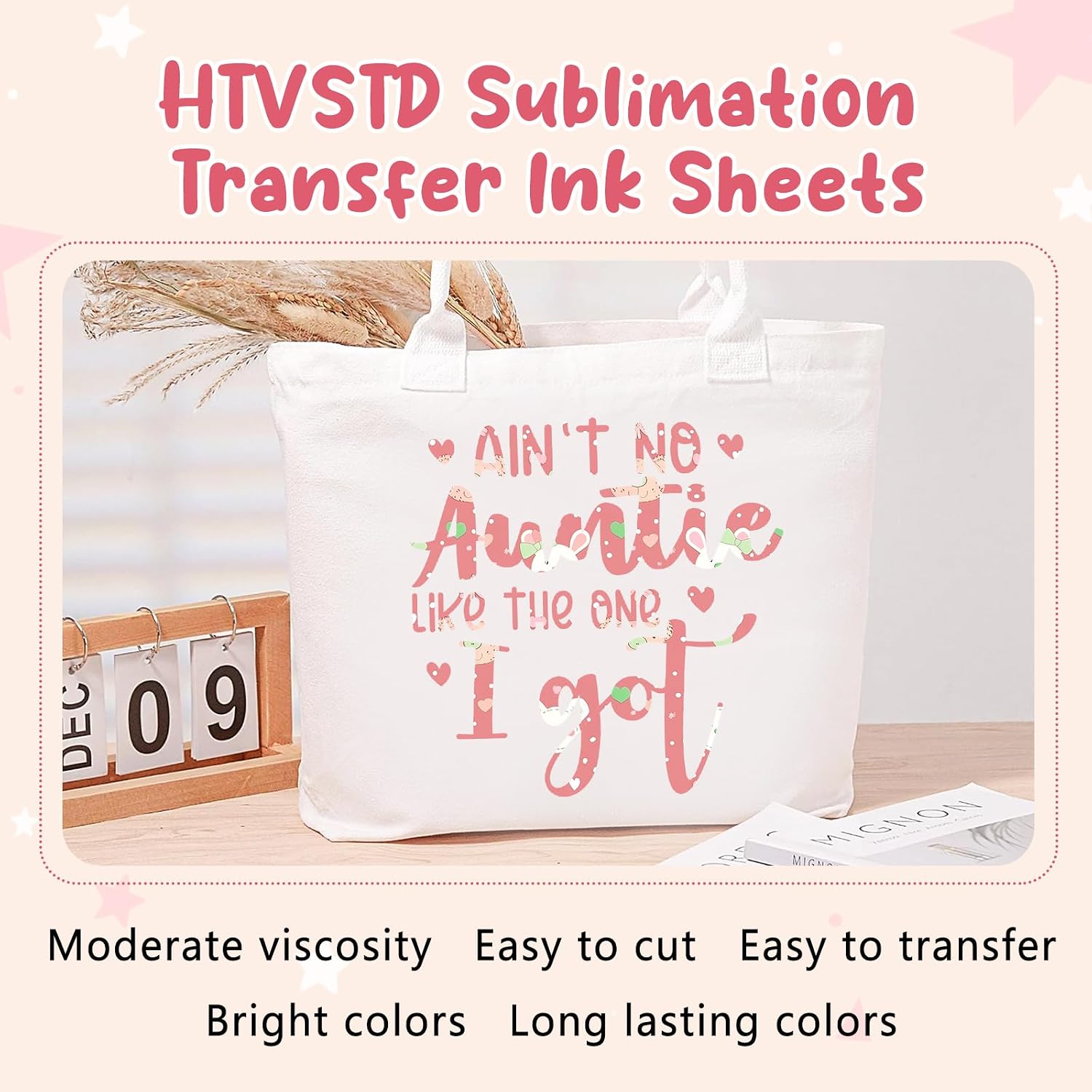 HTVSTD Girl Boho Sublimation Transfer Ink Paper 10pcs 12 * 10in image 4